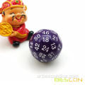 Bescon polyhedral dice dice 50-sides dice ، d50 die ، d50 dice ، 50 Quarity dice ، 50 Qualing Cube Colling